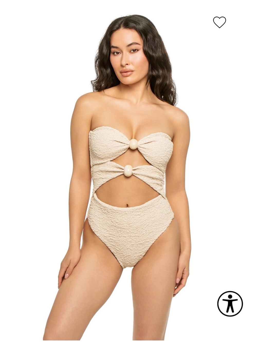 Misha Bandeau One Piece Swimsuit